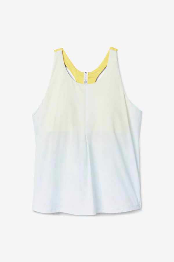 Camisetas Sin Mangas Fila Mujer Naranjas - Tie Breaker Double Layer Racerback Tennis - España 860179